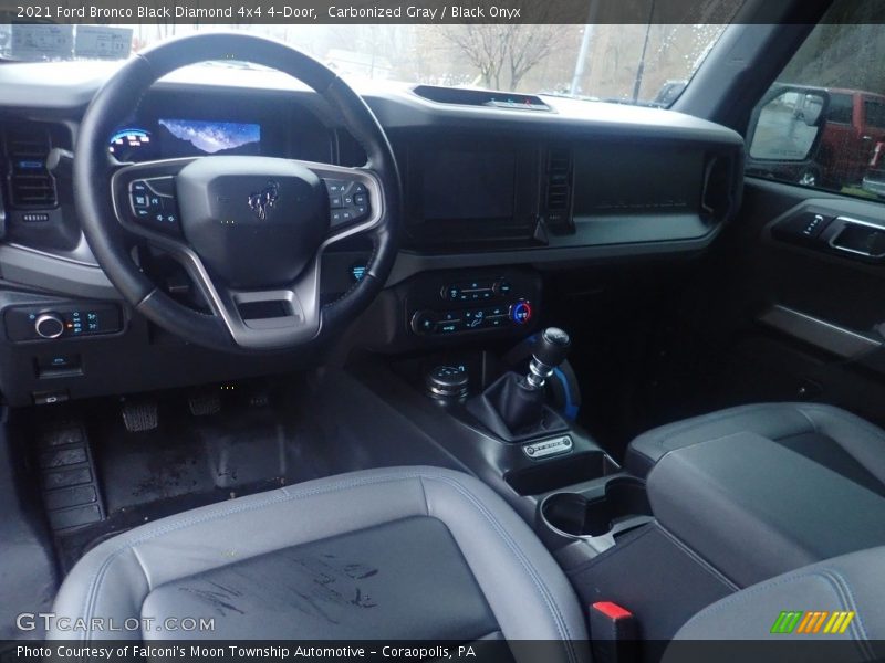  2021 Bronco Black Diamond 4x4 4-Door Black Onyx Interior