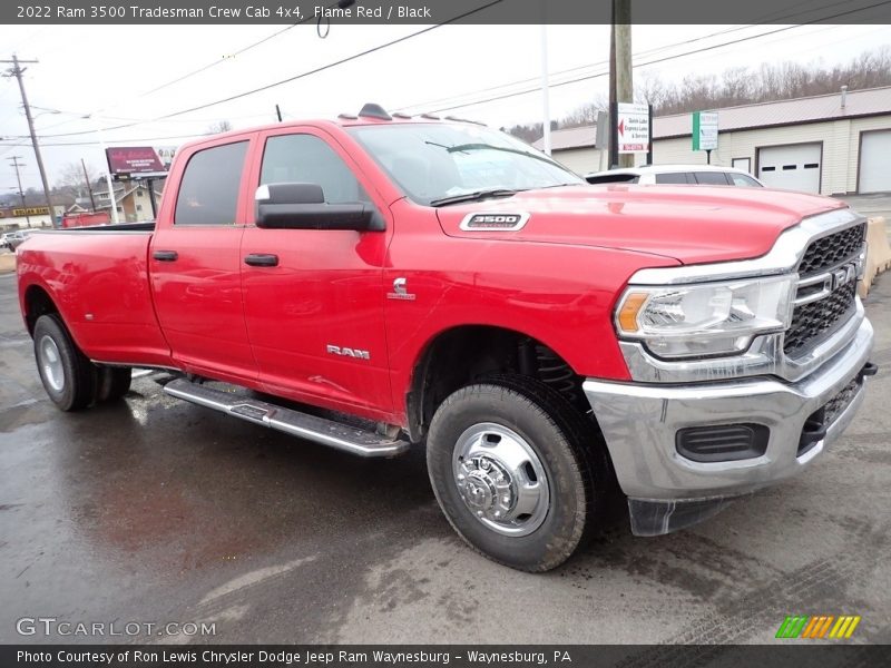 Flame Red / Black 2022 Ram 3500 Tradesman Crew Cab 4x4