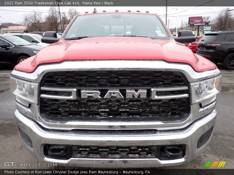 Flame Red / Black 2022 Ram 3500 Tradesman Crew Cab 4x4