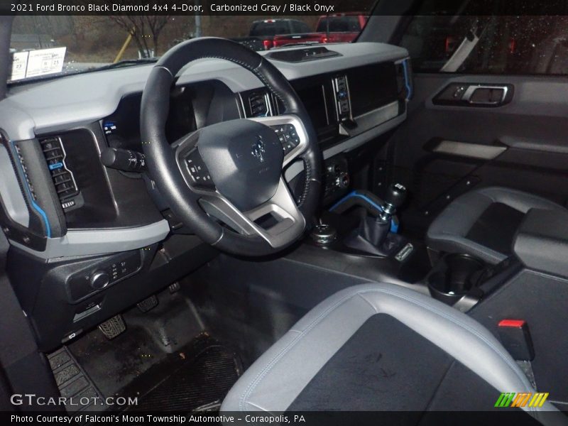 Front Seat of 2021 Bronco Black Diamond 4x4 4-Door