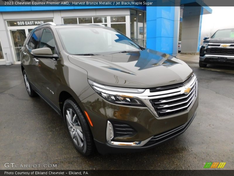 Harvest Bronze Metallic / Jet Black/Maple Sugar 2023 Chevrolet Equinox Premier AWD