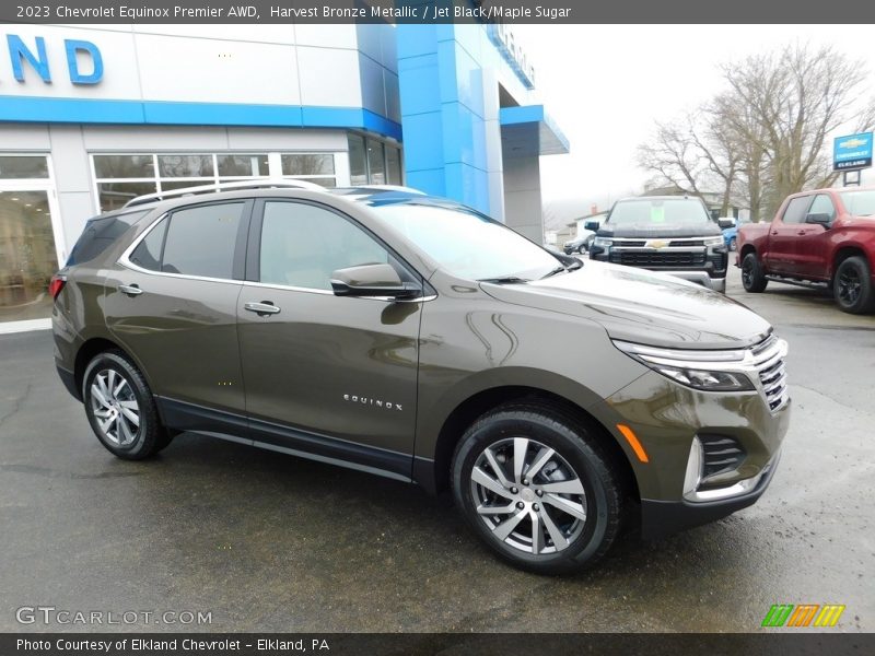 Harvest Bronze Metallic / Jet Black/Maple Sugar 2023 Chevrolet Equinox Premier AWD