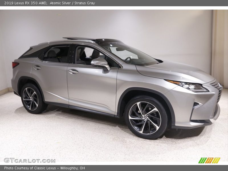 Atomic Silver / Stratus Gray 2019 Lexus RX 350 AWD