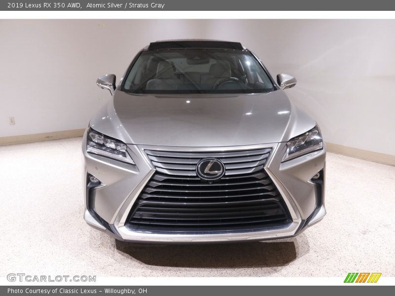 Atomic Silver / Stratus Gray 2019 Lexus RX 350 AWD