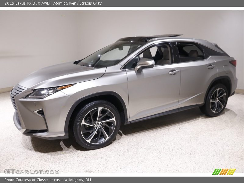 Atomic Silver / Stratus Gray 2019 Lexus RX 350 AWD