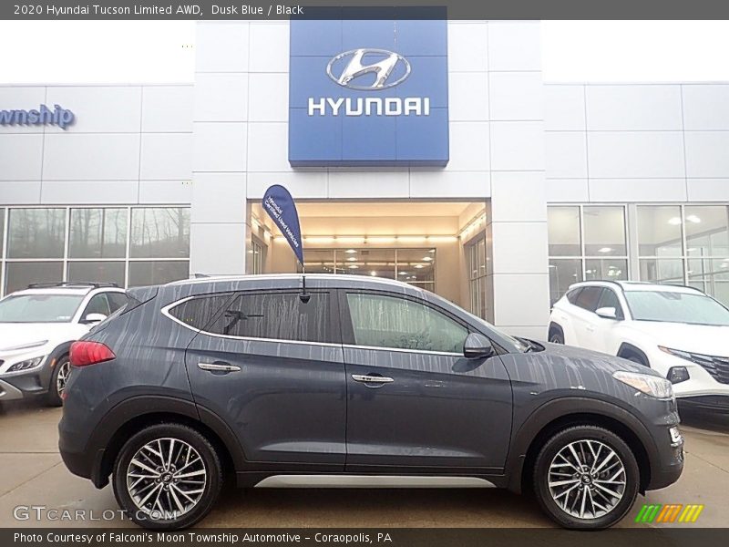 Dusk Blue / Black 2020 Hyundai Tucson Limited AWD