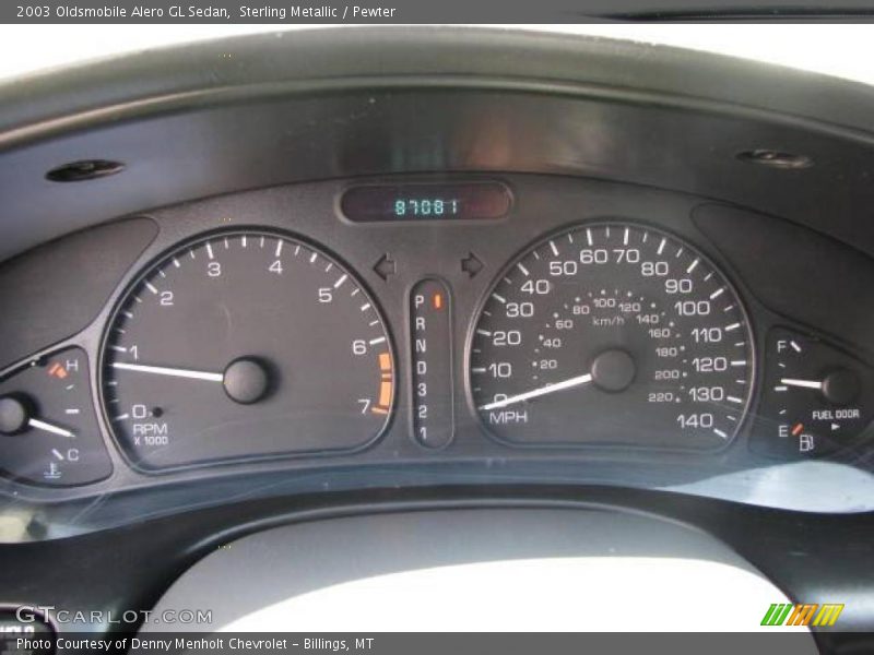 Sterling Metallic / Pewter 2003 Oldsmobile Alero GL Sedan