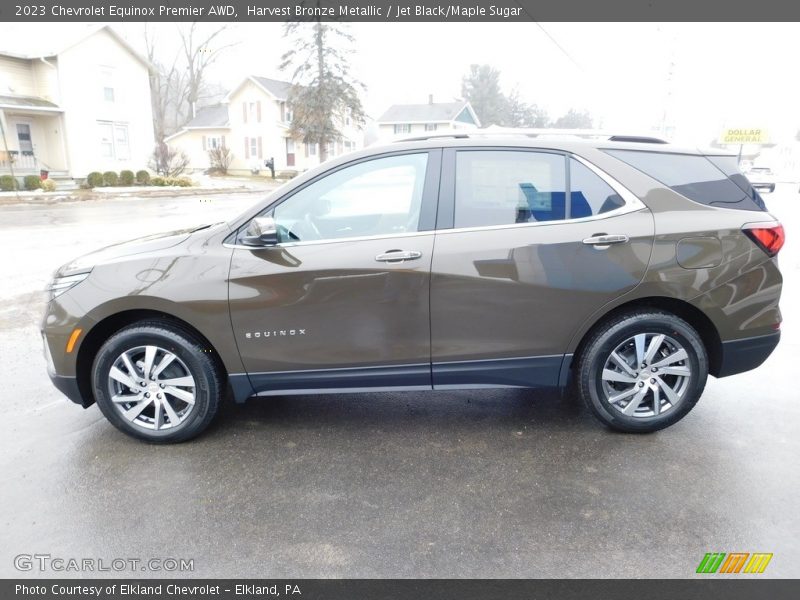 Harvest Bronze Metallic / Jet Black/Maple Sugar 2023 Chevrolet Equinox Premier AWD