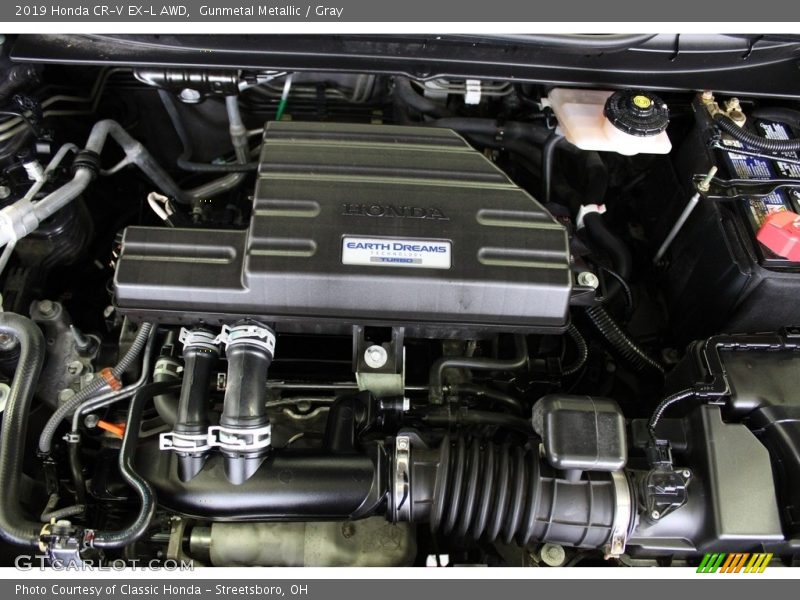 Gunmetal Metallic / Gray 2019 Honda CR-V EX-L AWD