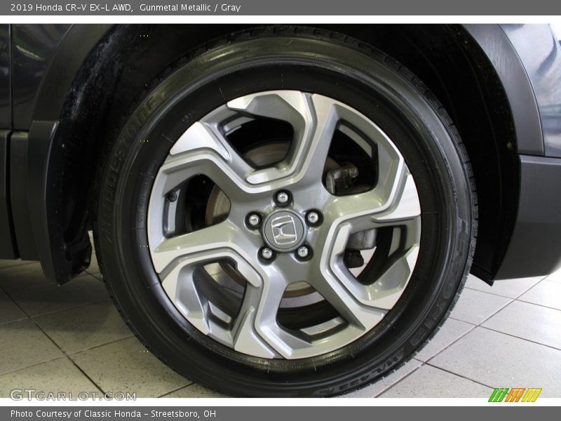 Gunmetal Metallic / Gray 2019 Honda CR-V EX-L AWD