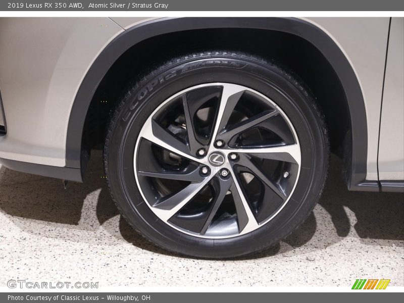 Atomic Silver / Stratus Gray 2019 Lexus RX 350 AWD