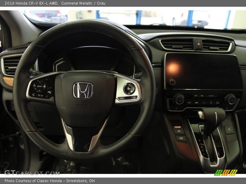 Gunmetal Metallic / Gray 2019 Honda CR-V EX-L AWD