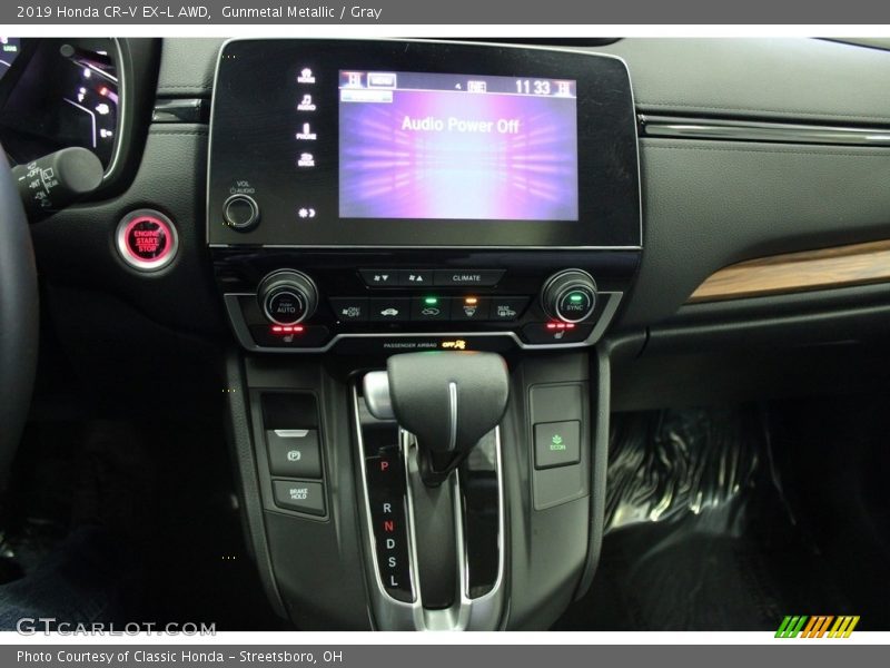 Gunmetal Metallic / Gray 2019 Honda CR-V EX-L AWD