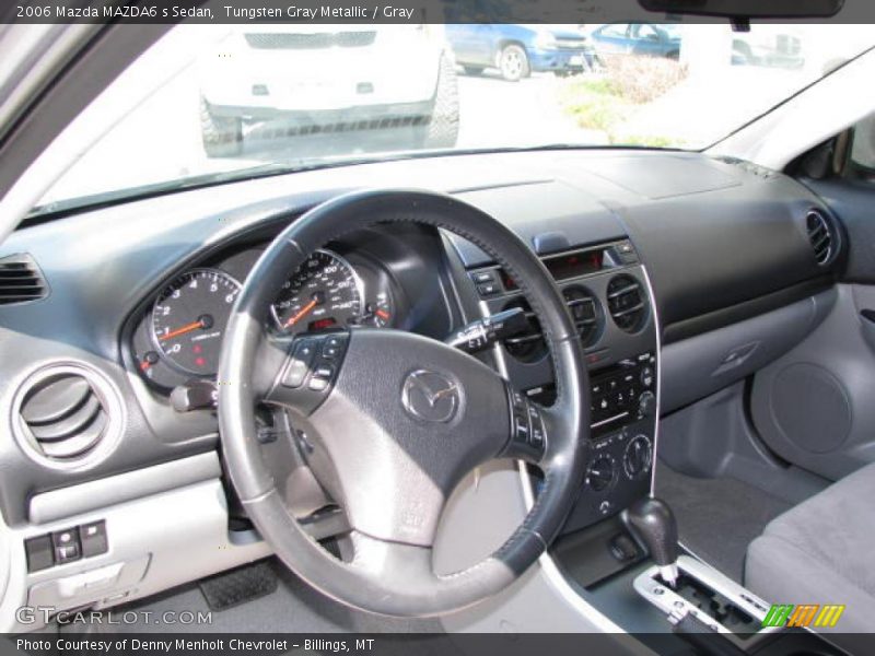 Tungsten Gray Metallic / Gray 2006 Mazda MAZDA6 s Sedan