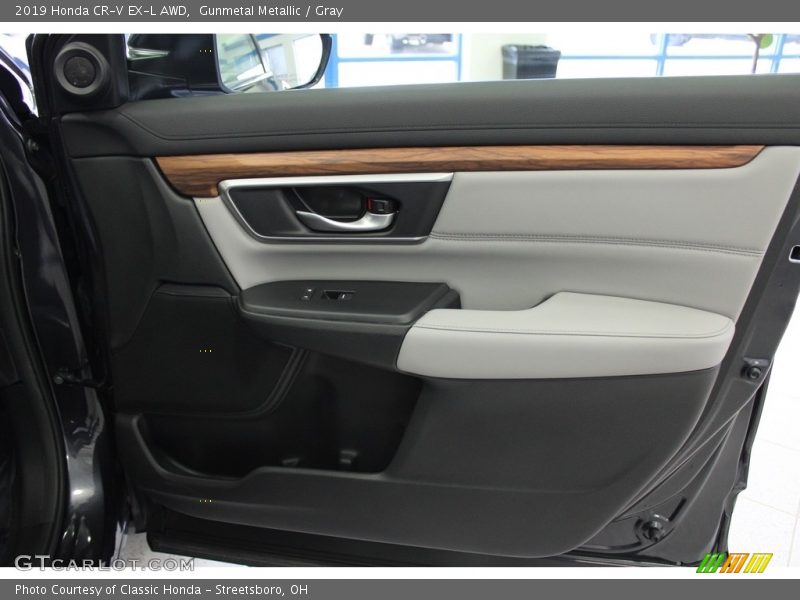 Gunmetal Metallic / Gray 2019 Honda CR-V EX-L AWD