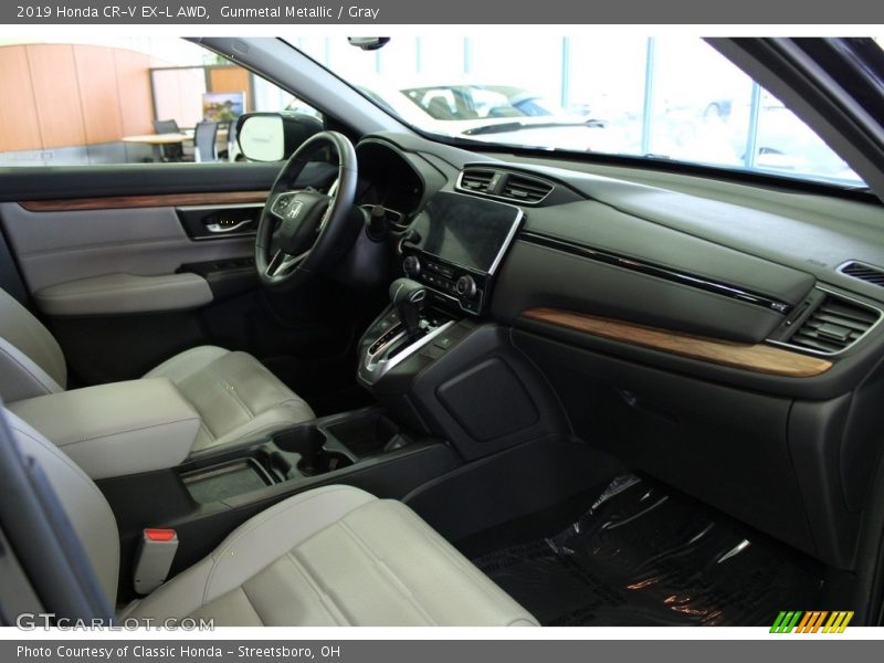 Gunmetal Metallic / Gray 2019 Honda CR-V EX-L AWD