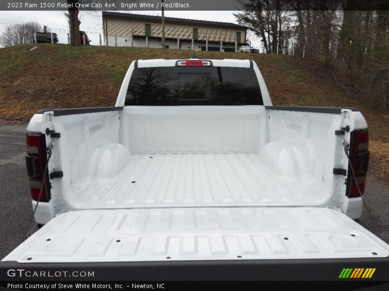 Bright White / Red/Black 2023 Ram 1500 Rebel Crew Cab 4x4