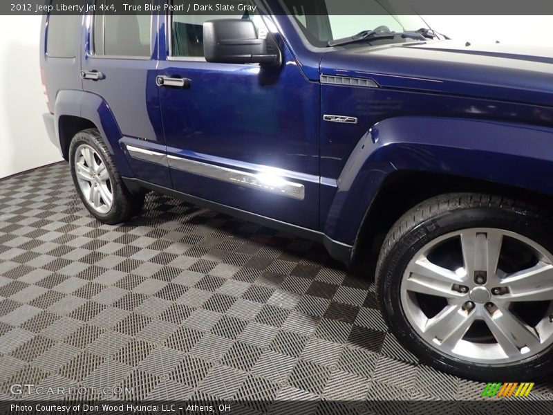 True Blue Pearl / Dark Slate Gray 2012 Jeep Liberty Jet 4x4