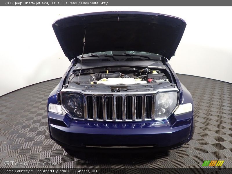 True Blue Pearl / Dark Slate Gray 2012 Jeep Liberty Jet 4x4