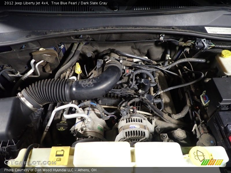 True Blue Pearl / Dark Slate Gray 2012 Jeep Liberty Jet 4x4