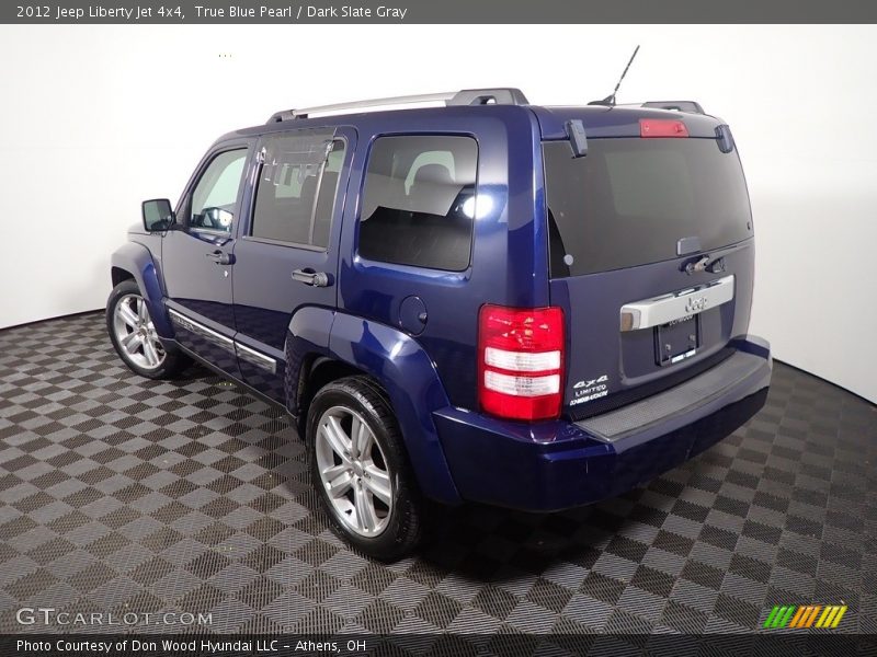 True Blue Pearl / Dark Slate Gray 2012 Jeep Liberty Jet 4x4