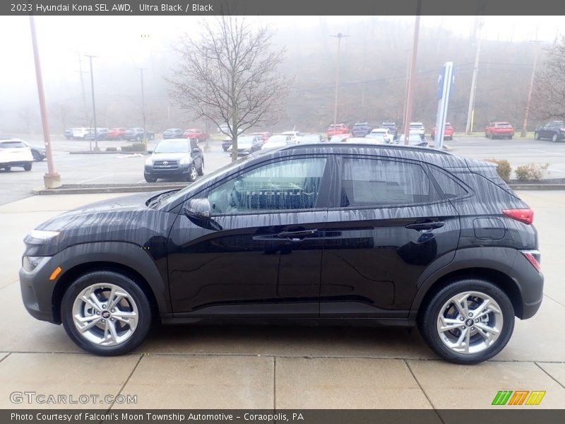 Ultra Black / Black 2023 Hyundai Kona SEL AWD