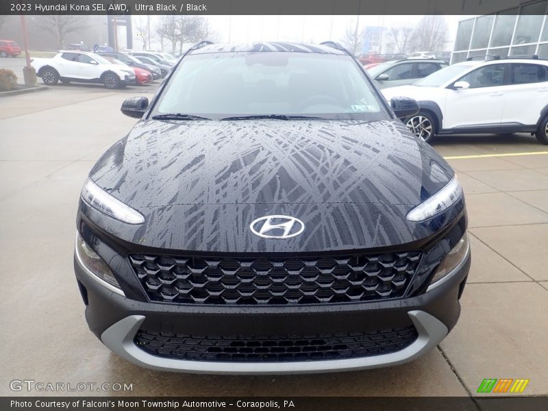 Ultra Black / Black 2023 Hyundai Kona SEL AWD