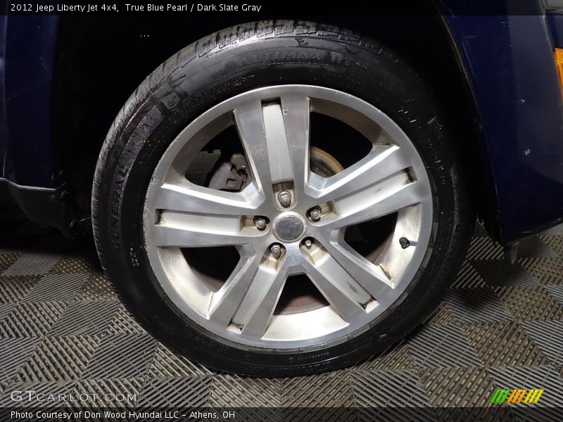 True Blue Pearl / Dark Slate Gray 2012 Jeep Liberty Jet 4x4