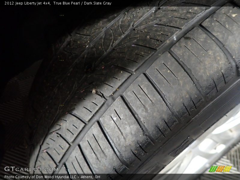 True Blue Pearl / Dark Slate Gray 2012 Jeep Liberty Jet 4x4