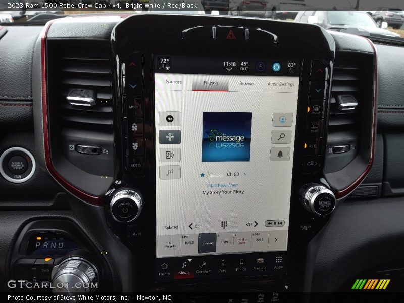 Controls of 2023 1500 Rebel Crew Cab 4x4