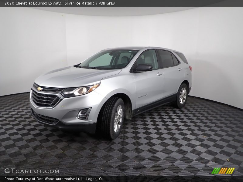 Silver Ice Metallic / Ash Gray 2020 Chevrolet Equinox LS AWD