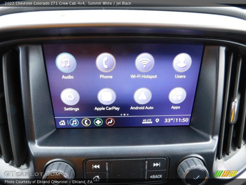 Summit White / Jet Black 2022 Chevrolet Colorado Z71 Crew Cab 4x4