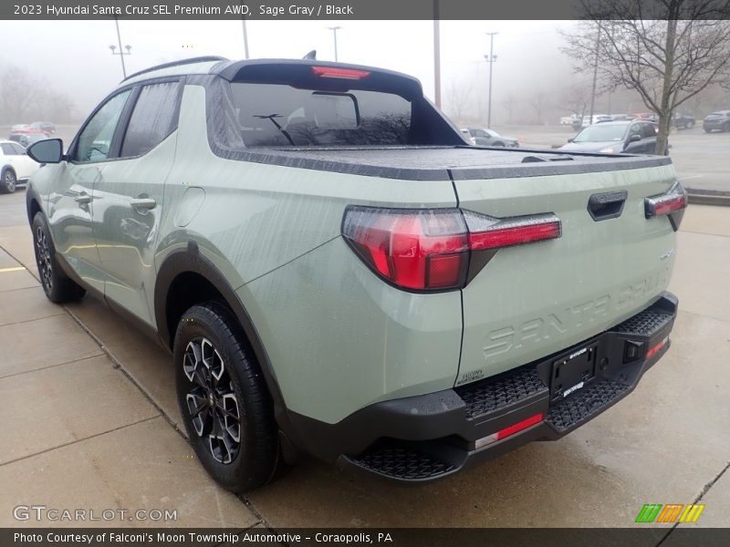 Sage Gray / Black 2023 Hyundai Santa Cruz SEL Premium AWD