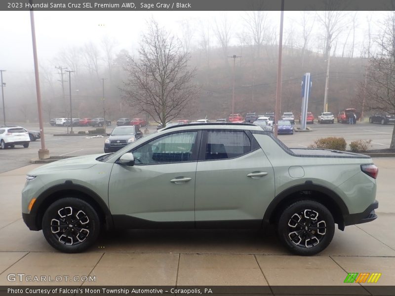 Sage Gray / Black 2023 Hyundai Santa Cruz SEL Premium AWD