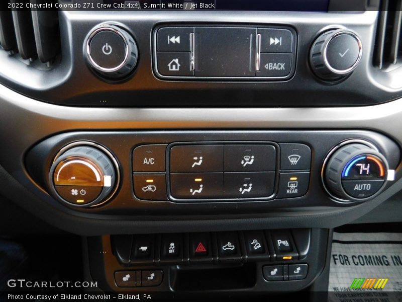 Summit White / Jet Black 2022 Chevrolet Colorado Z71 Crew Cab 4x4