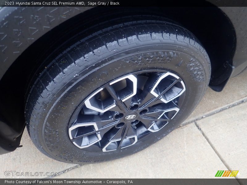 Sage Gray / Black 2023 Hyundai Santa Cruz SEL Premium AWD