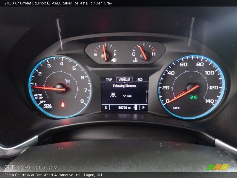 Silver Ice Metallic / Ash Gray 2020 Chevrolet Equinox LS AWD