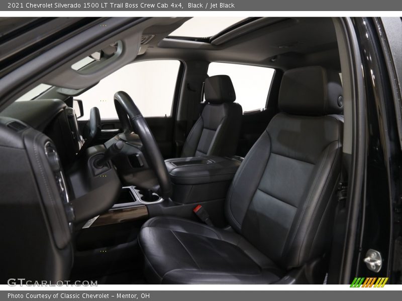 Black / Jet Black 2021 Chevrolet Silverado 1500 LT Trail Boss Crew Cab 4x4