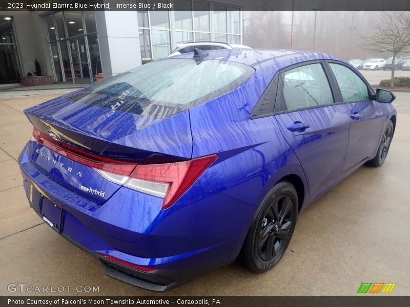Intense Blue / Black 2023 Hyundai Elantra Blue Hybrid