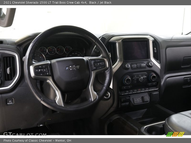 Black / Jet Black 2021 Chevrolet Silverado 1500 LT Trail Boss Crew Cab 4x4