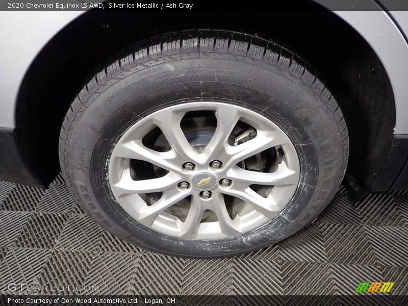 Silver Ice Metallic / Ash Gray 2020 Chevrolet Equinox LS AWD