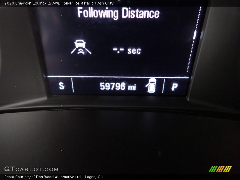 Silver Ice Metallic / Ash Gray 2020 Chevrolet Equinox LS AWD