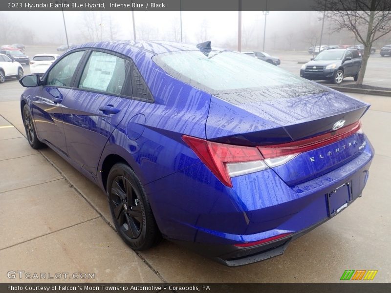 Intense Blue / Black 2023 Hyundai Elantra Blue Hybrid