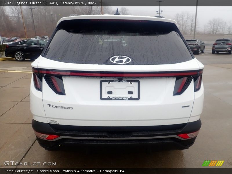 Serenity White / Black 2023 Hyundai Tucson SEL AWD