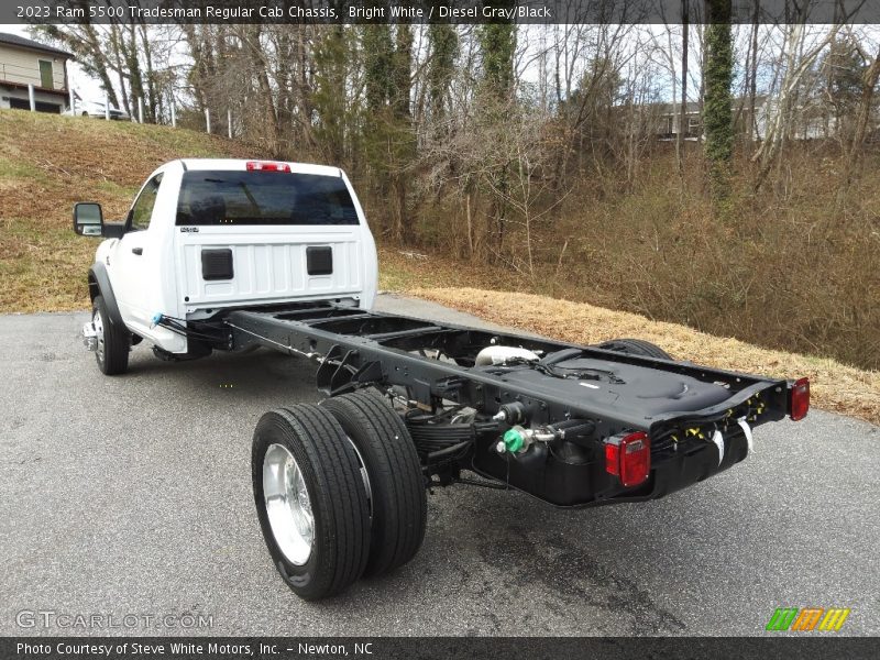 Undercarriage of 2023 5500 Tradesman Regular Cab Chassis