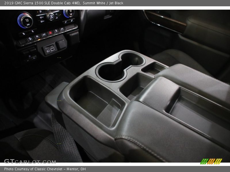 Summit White / Jet Black 2019 GMC Sierra 1500 SLE Double Cab 4WD