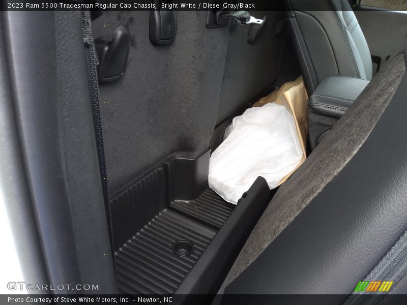 Bright White / Diesel Gray/Black 2023 Ram 5500 Tradesman Regular Cab Chassis