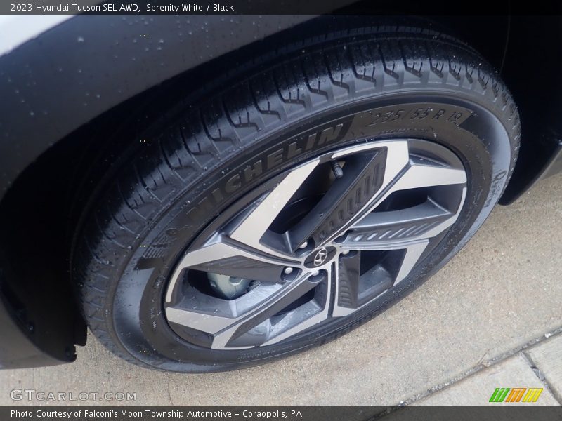 Serenity White / Black 2023 Hyundai Tucson SEL AWD