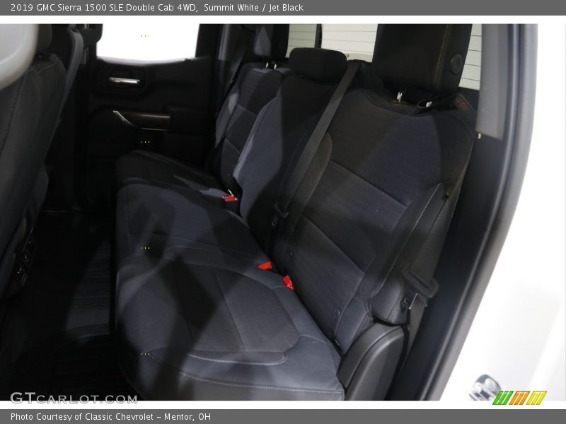 Summit White / Jet Black 2019 GMC Sierra 1500 SLE Double Cab 4WD