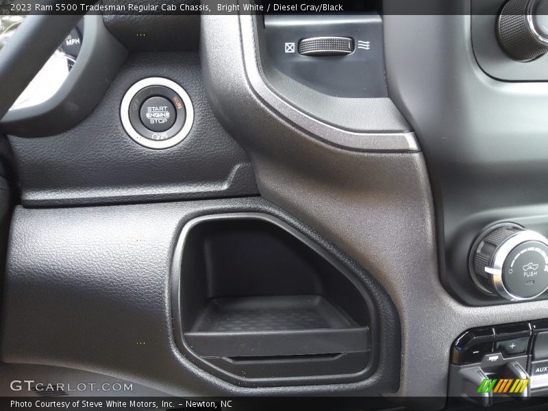 Bright White / Diesel Gray/Black 2023 Ram 5500 Tradesman Regular Cab Chassis